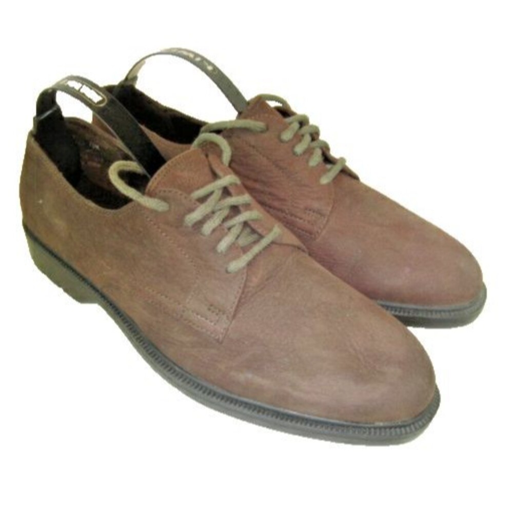 Womens Capezio Sport Brown Rough Out Leather Oxfords sz 7.5M